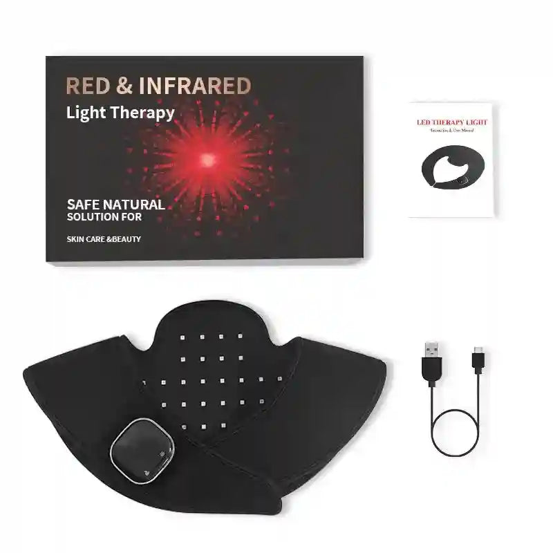 Electric Neck and Shoulder Massager with Infrared Heat - Natural Black Relaxation Treatment Natural Black Tidesmit