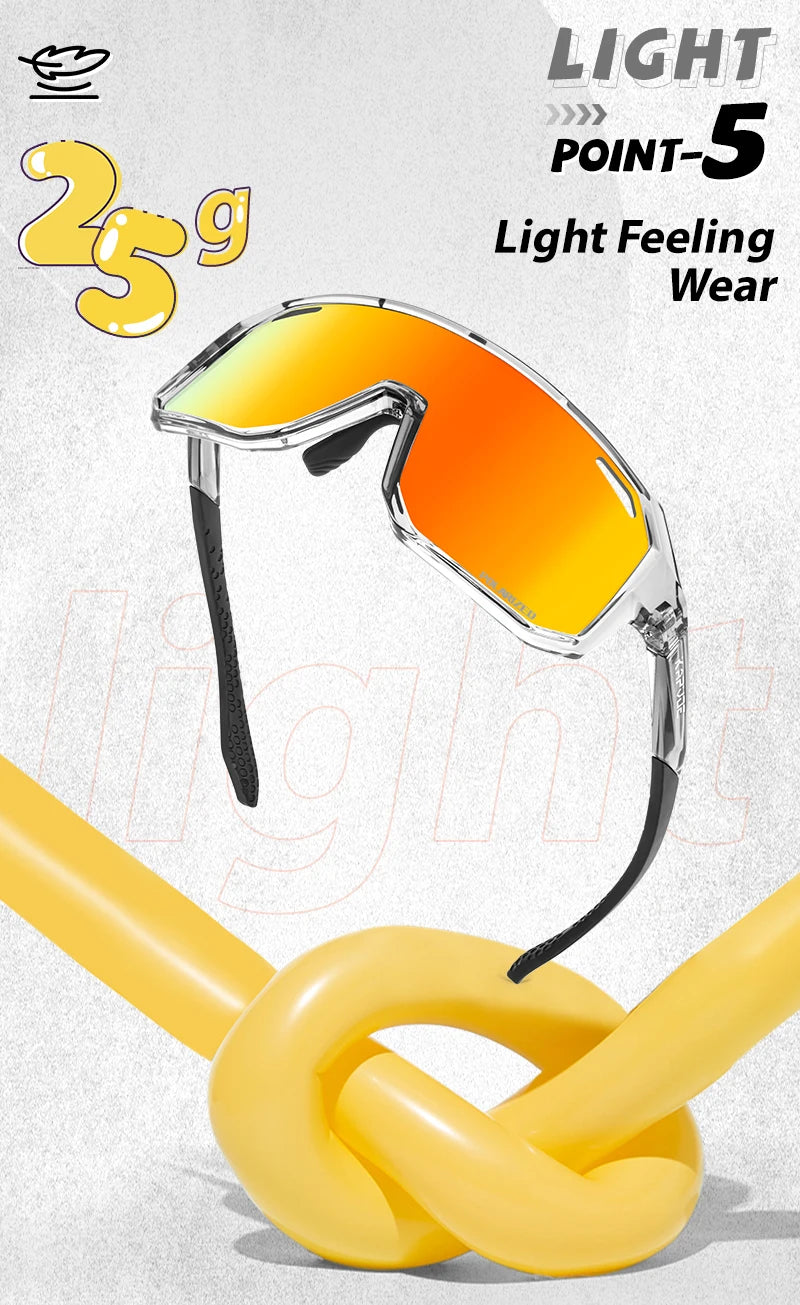 Kapvoe UV400 Polarized Outdoor Bike Cycling Child Sunglasses Teenagers Bicycle Cycling Glasses Sports Boys Girls Goggles Sale