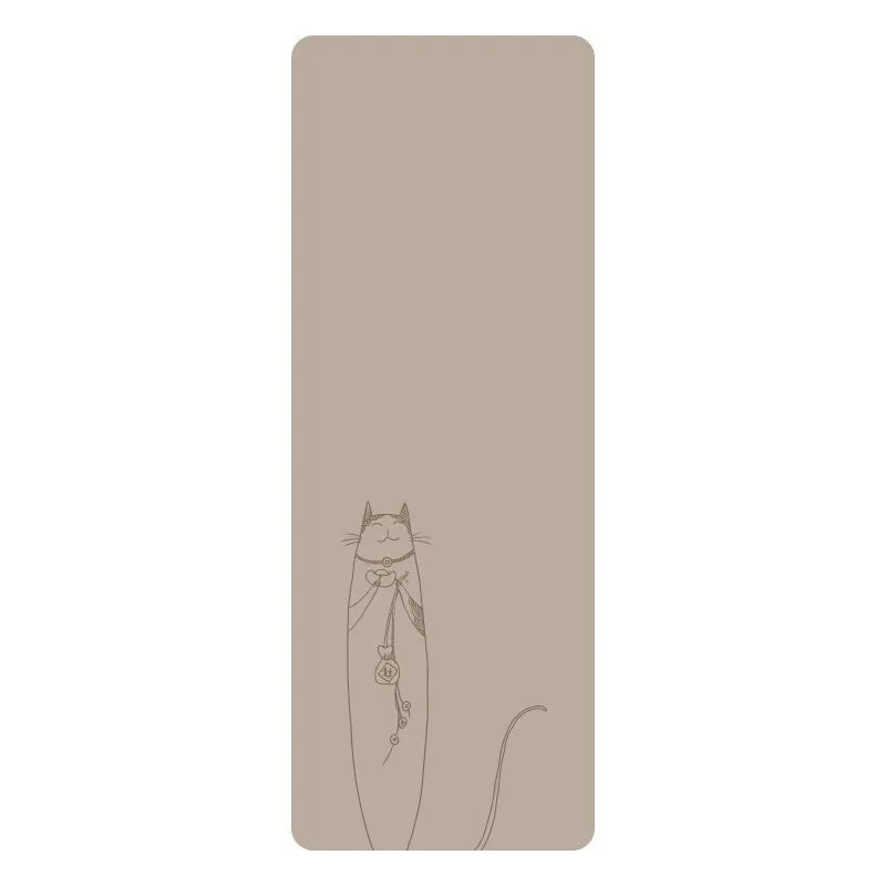Natural Rubber PU Non-Slip Sweat-Absorbing Yoga Mat, Simple, Sports, Fitness, Shop, Home