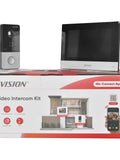 Hikvision IP Video Intercom Kit DS-KIS603-P(C) Original DS-KV6113-WPE1+ DS-KH6320-WTE1 POE Doorbell Door Station WIFI Monitor