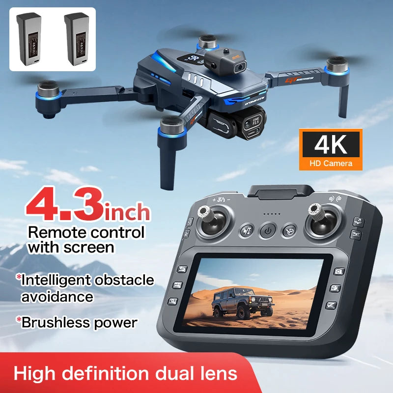 4K Camera Drone Foldable Obstacle Avoidance Quadcopter GT8 Series GT8-4K-2B Tidesmit