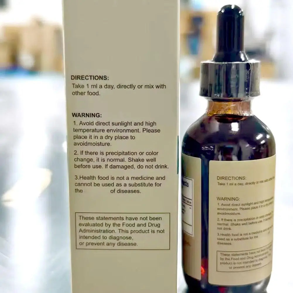 Tidesmit Natural Herbal Lymphatic Drainage Drops for detox, swelling relief, and improved blood circulation.