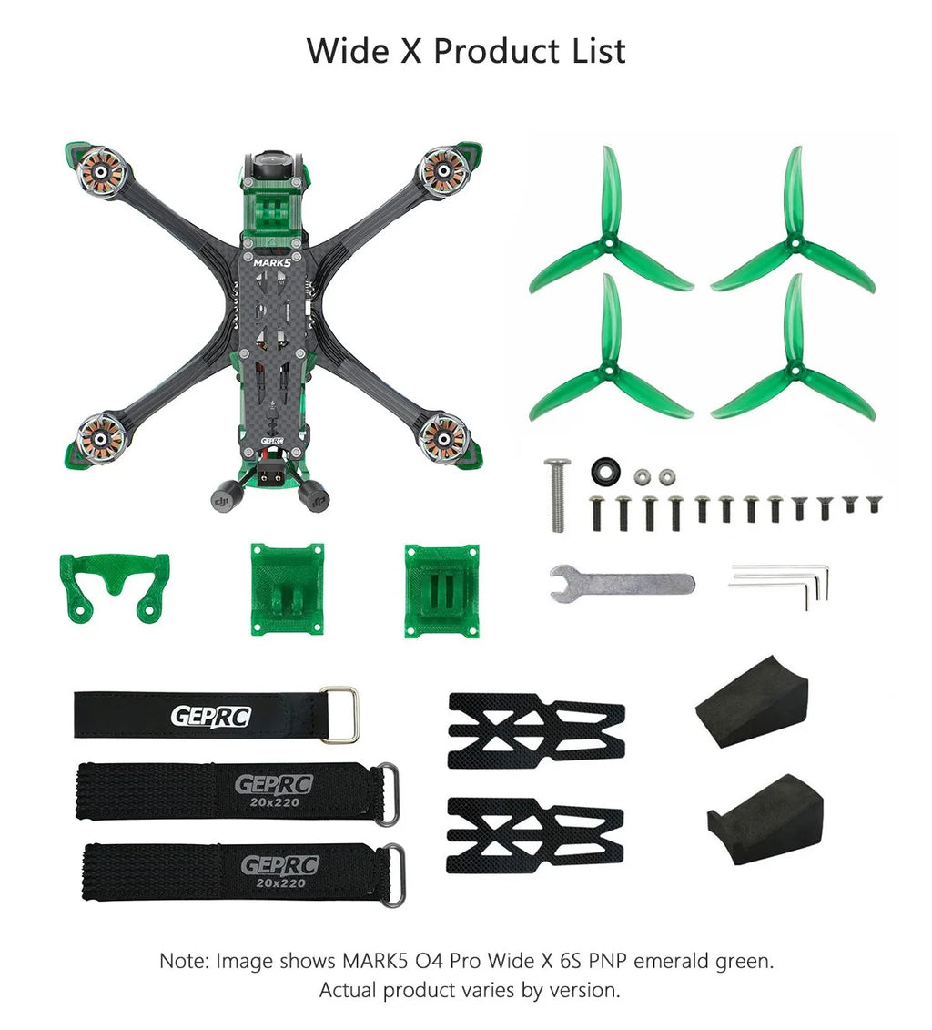 GEPRC Mark5 O4 Pro FPV Drone | High-Performance 6S Brushless System Tidesmit