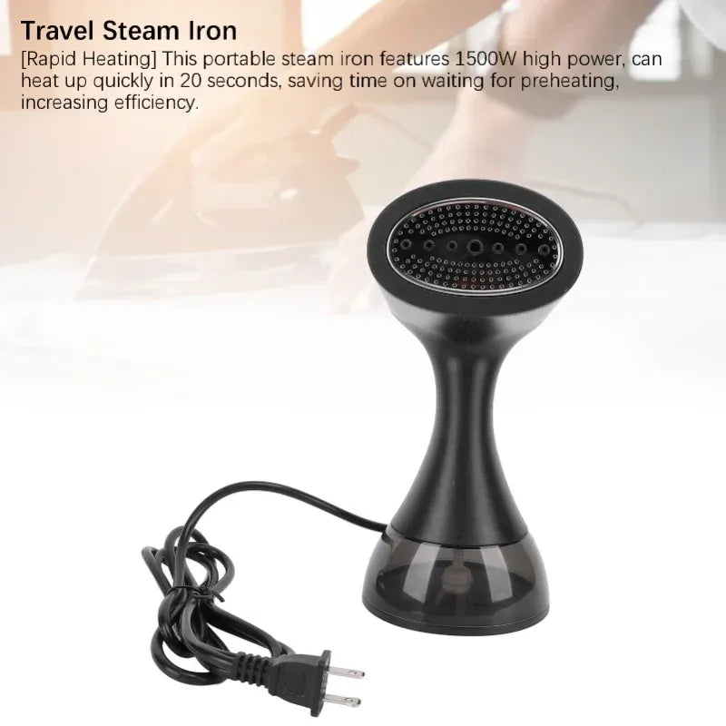 Tidesmit 1500W Portable Steam Iron 300ml 100-240V US Plug