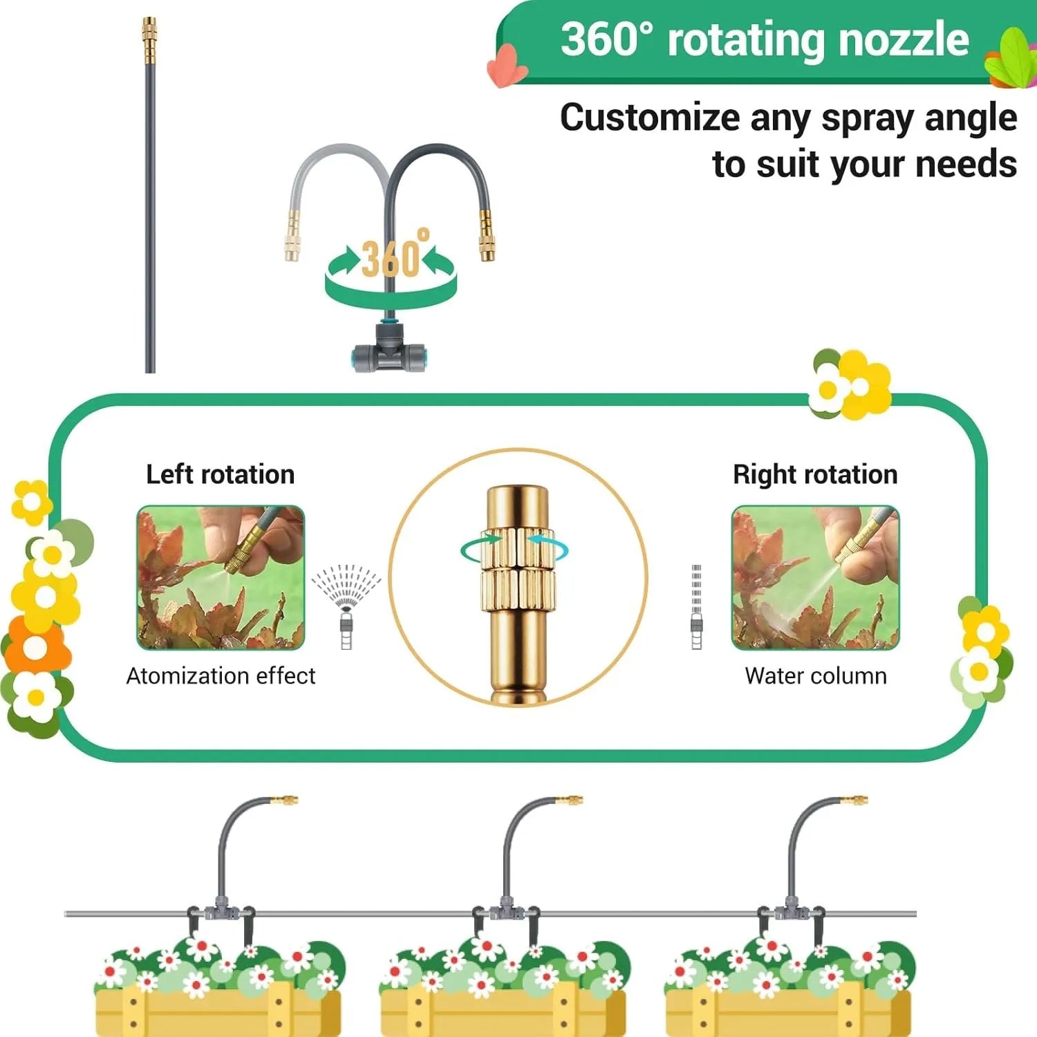 20/30M DIY Drip Irrigation System Automatic Watering System Garden Hose Micro Drip Garden Watering Kits Adjustable Drippers