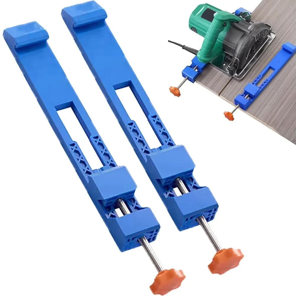 1/2pcs Adjustable Cutting Machine Base Guide Circular Saw Milling Positioning Clamps Edge Guide Positioner Tool for Precision Cu