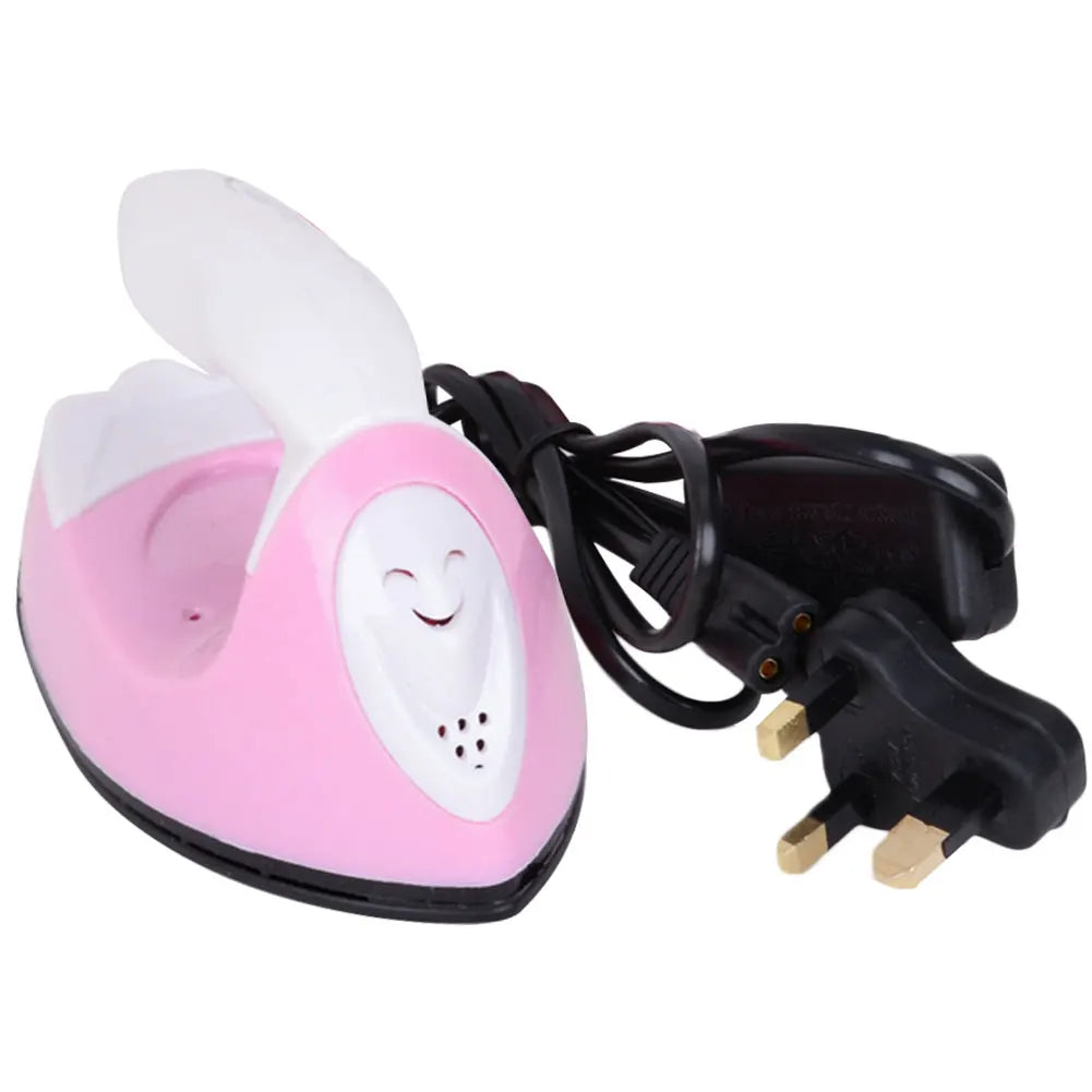 Tidesmit handheld mini iron for heat transfer crafts and sewing, compact portable electric garment heat press