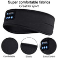 Sleep Headphones Bluetooth Headband Wireless Sport Mask by Tidesmit HYE black 1 Tidesmit