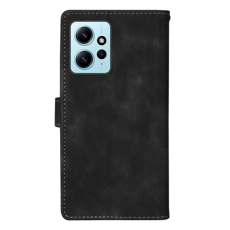 Redmi Note Wallet Case - Shock-Absorbing Leather Flip Cover Tidesmit