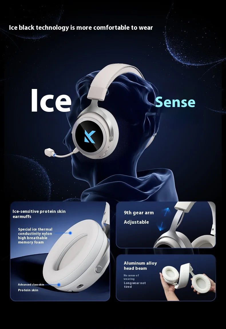 MCHOSE X9 Wireless Headphones - Over-Ear Studio Monitor with Low Latency Tidesmit