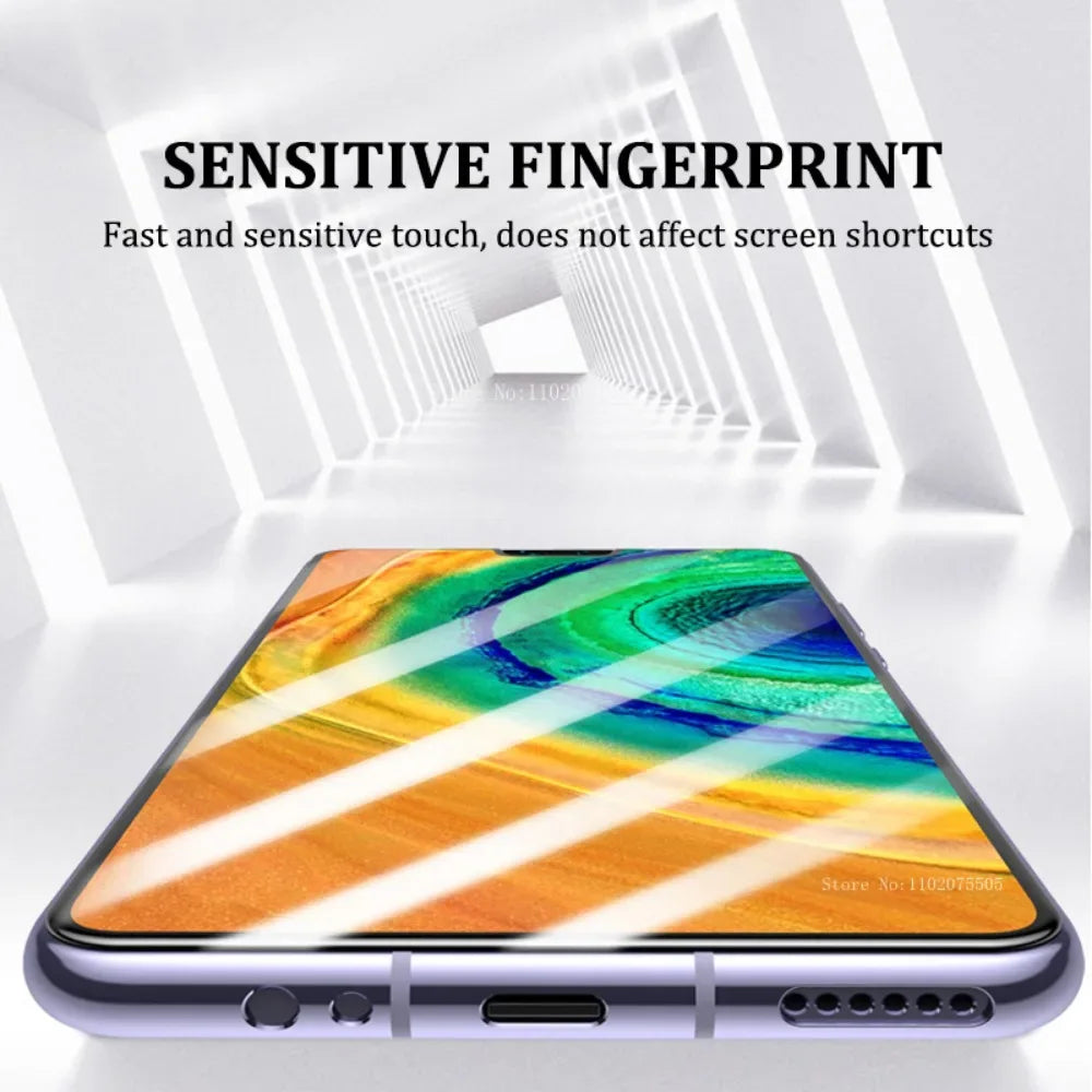 Samsung Galaxy M55 Screen Protector 4-Pack - 9H Tempered Glass Full Cover Tidesmit
