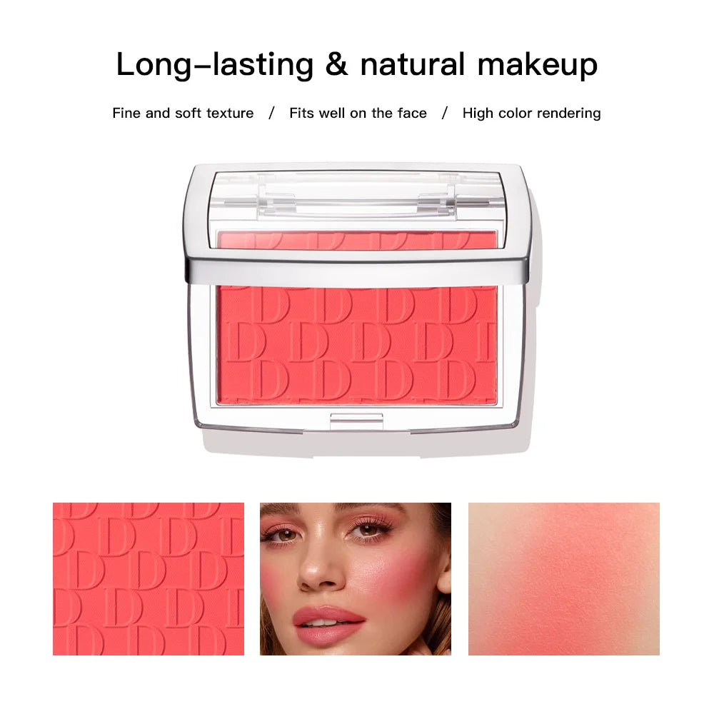 Tidesmit matte peach cheek tint blush palette swatch showing waterproof face contouring and natural rouge texture