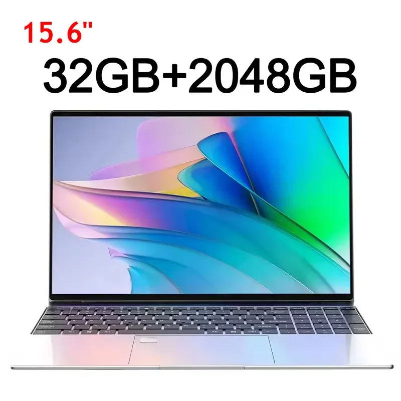 15.6' Intel Core I9 10980HK Windows 11 Pro Laptop Computer 32GB RAM 512GB 1TB 2TB SSD Portable Notebook PC Office Study Laptops