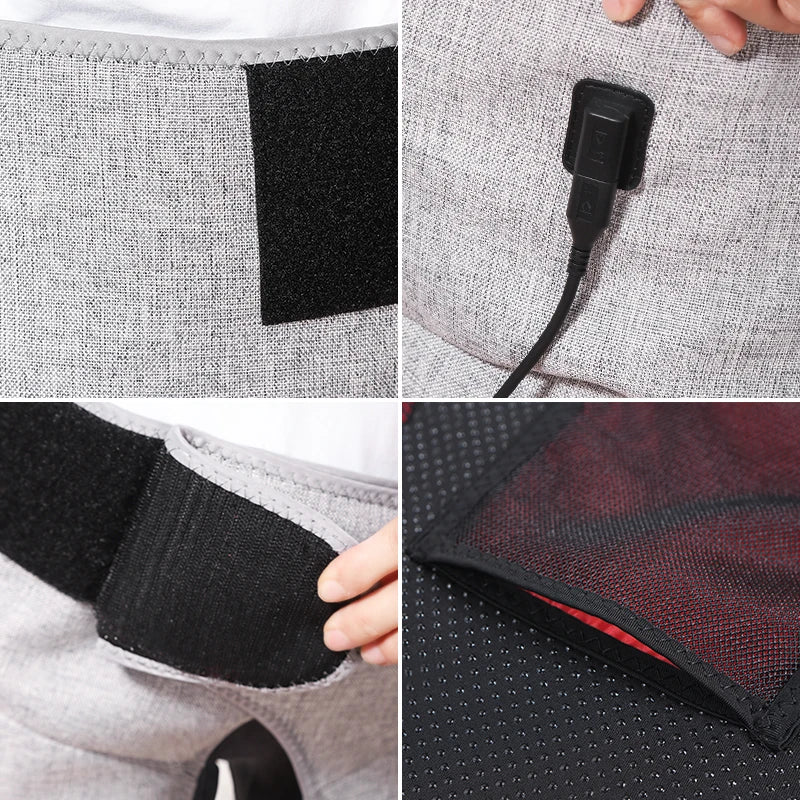 Red Light Hip Heating Pad for Sciatica Pain Relief | Tidesmit EU Relaxation Treatment Tidesmit