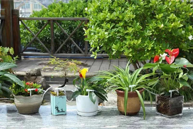 Automatic Solar Energy Drip Irrigation Device Double Pump Adjustable Valve Controller Timer System Intelligent Garden Watering