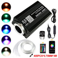 Fiber Optic Starry Sky Ceiling Lamp - RGB Music Control Ambient Light 500pcsX0.75mmX3m Tidesmit