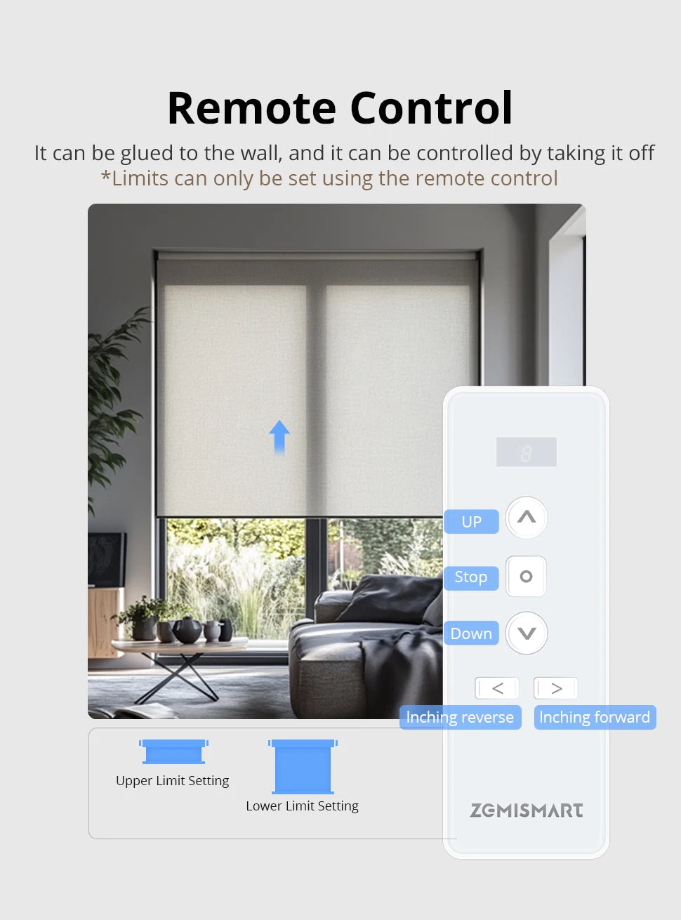 Tidesmit 28mm Smart Roller Shade Motor - Matter Over WiFi Compatible Tidesmit
