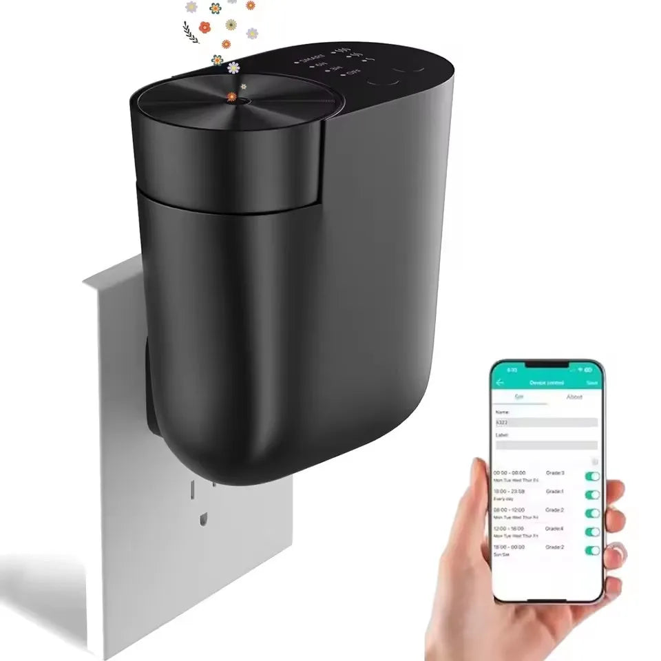 Plug in Waterless Professional Aroma Diffuser Bluetooth Room Frangrance Diffuser Electric Smell for Home Hotel Aromatic Diffuser