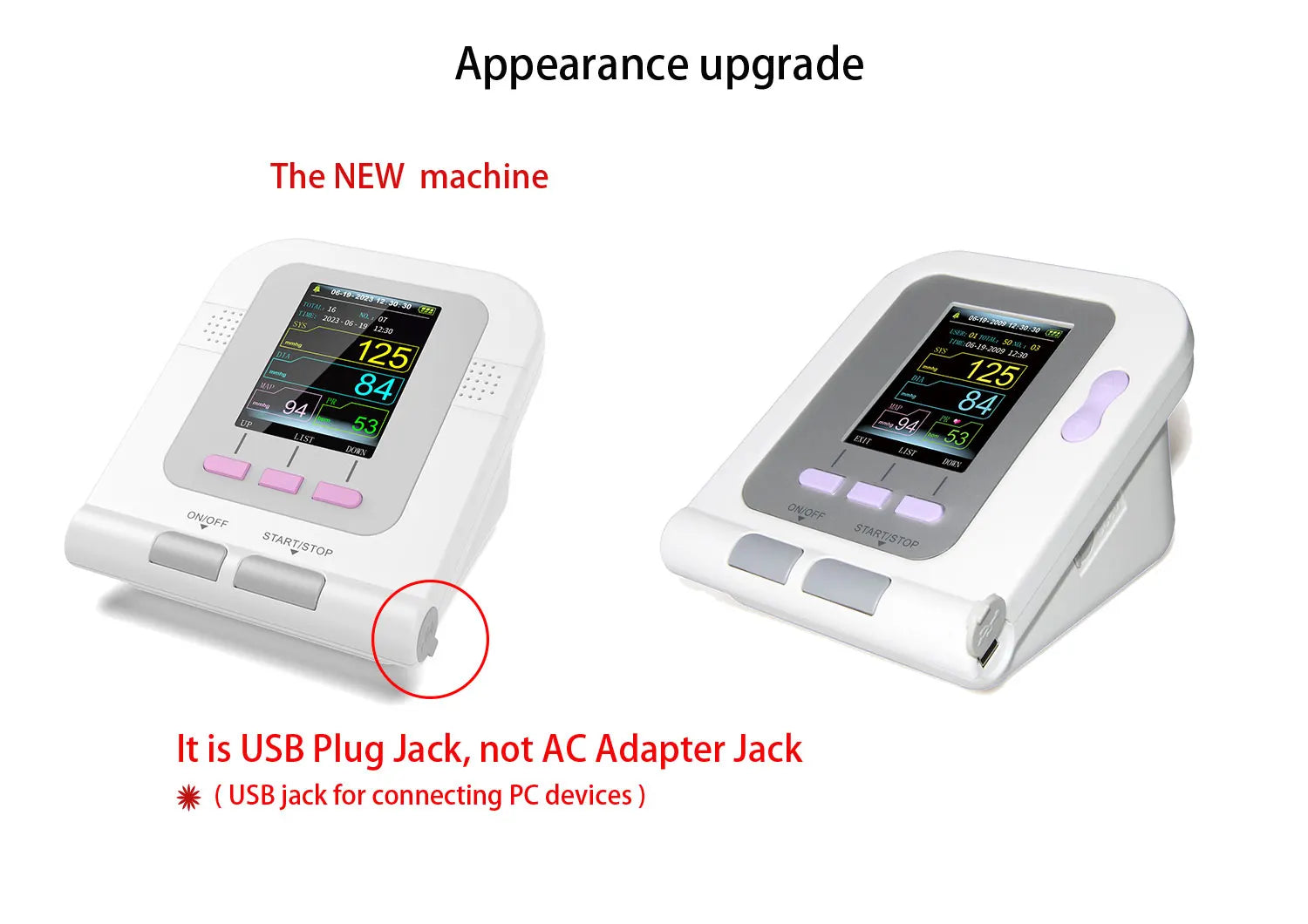 CONTEC 08A-VET Blood Pressure Monitor Portable Veterinary Digital Animal Electronic Sphygmomanomete PR Pulse Tester 6-11cm Cuff