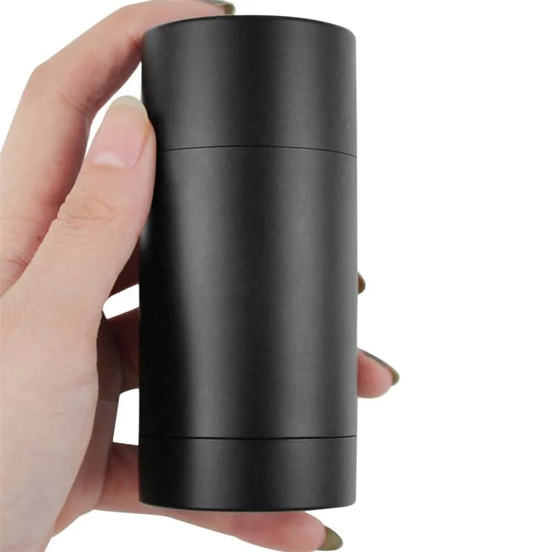 Tidesmit 75g matte black twist up deodorant stick container for DIY refillable cosmetic packaging