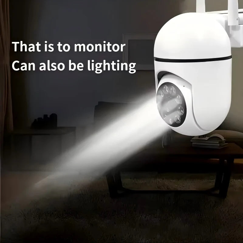 8MP WiFi Camera 2.4G Security Surveillance PTZ IR Night Vision Motion Detection Home Security Camera with 2 Antennas for Child