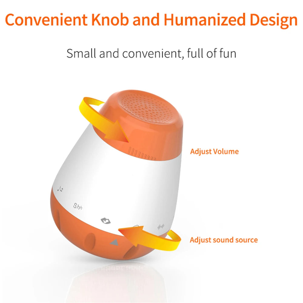 Smart Baby Sleep Soother White Noise Sound Machine for Infants Toddlers with 6 Soothing Sounds Built-in Battery Intelligent