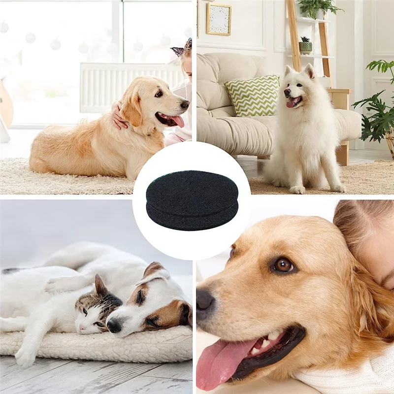 10-pack black HEPA sponge filter replacements for Neakasa/Neabot P1 Pro pet grooming vacuum to keep homes fur-free.