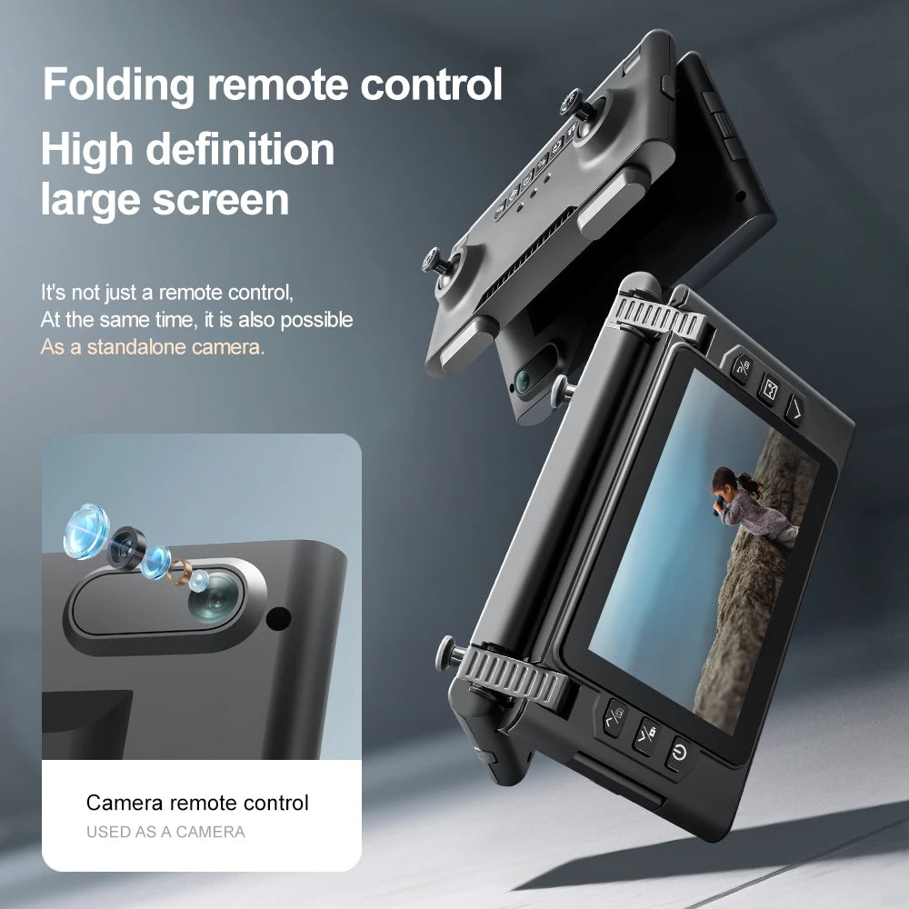 4K Camera Drone with Screen Remote & Triple Battery - M66-1 Tidesmit