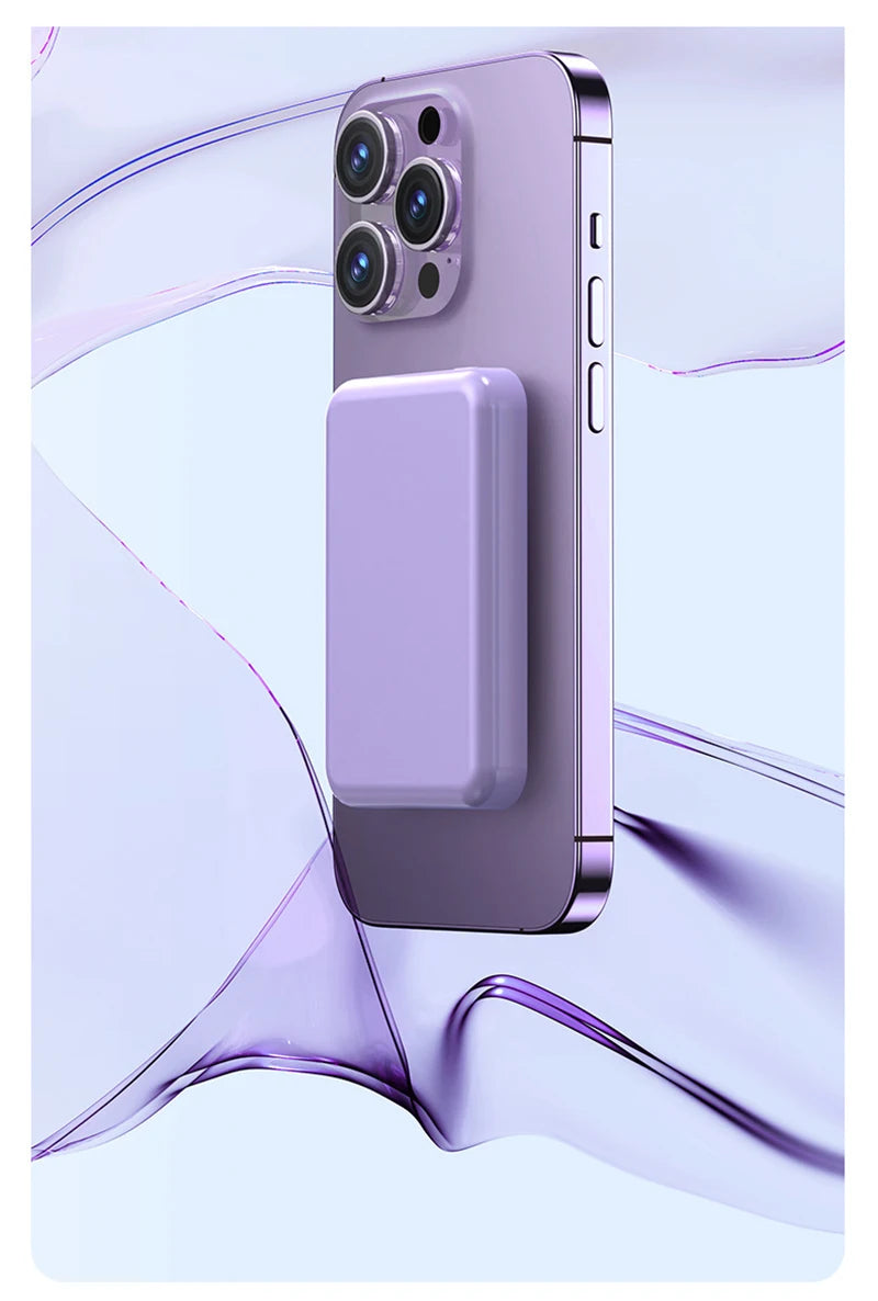 Magnetic Power Bank 50000mAh - Fast Wireless Charger for iPhone Tidesmit