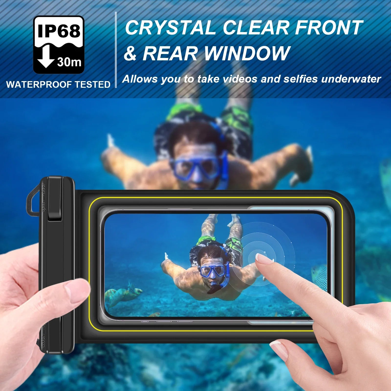 Waterproof Phone Pouch | Universal Crossbody Bag for Secure Travel Tidesmit