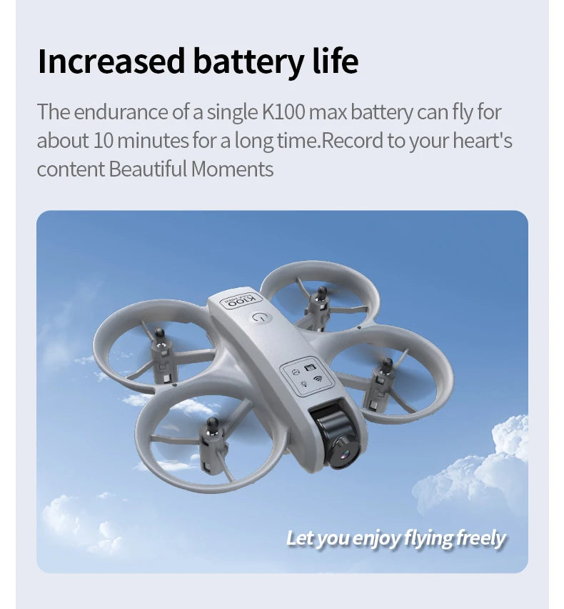 Mini Foldable Camera Drone with 4K Video - Compact Beginner Quadcopter Tidesmit