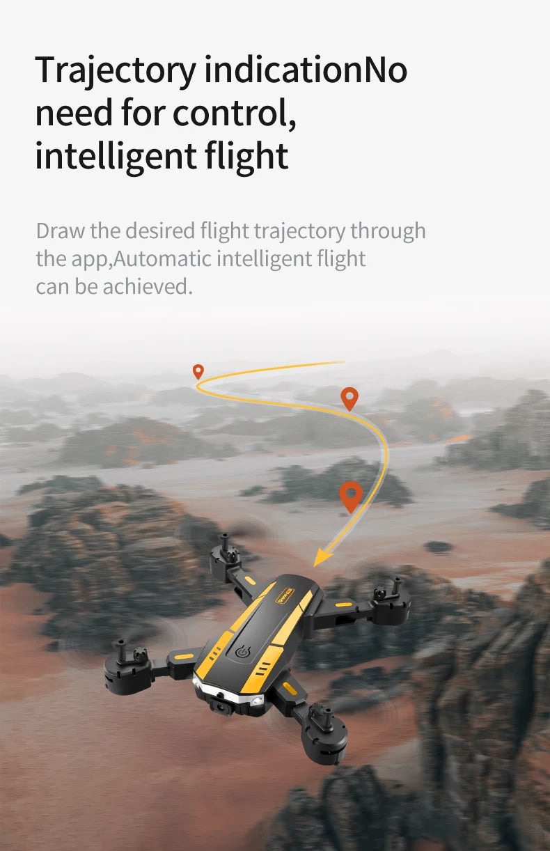 4K GPS Camera Drone with Obstacle Avoidance - Foldable Quadcopter Tidesmit
