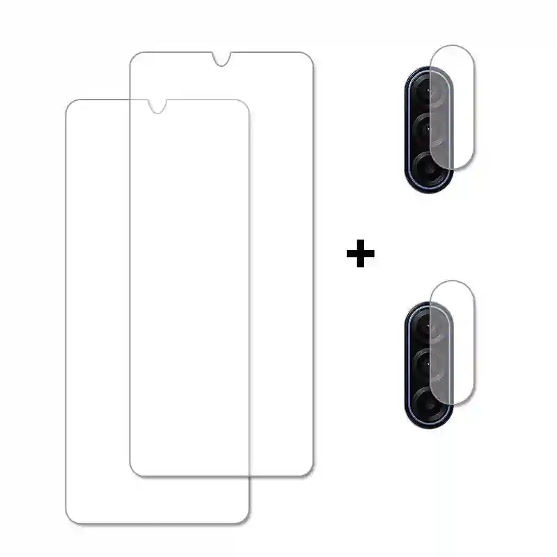 Samsung Galaxy A17 Tempered Glass Screen Protector & Camera Film AE 2Glass-2Camera Film Galaxy A17 Tidesmit