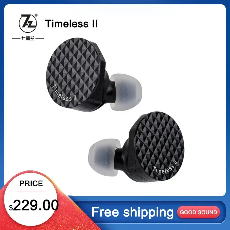 7Hz Timeless II Planar Magnetic IEMs with OCC Cable | Tidesmit Timeless ii Tidesmit