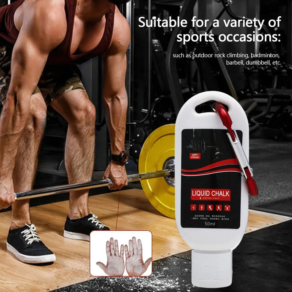 Sports Liquid Magnesium Powder 30ml/50ml/100ml Sweat-Resistant Workout Grip Powder Anti-slip Fitness Lifting Grip C Halk