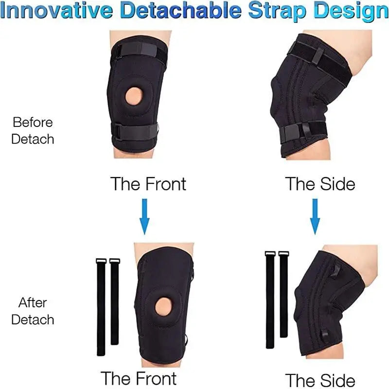 1PCS Knee Brace for Knee Pain with Patella Gel Pad & Side Stabilizers Knee Support Arthritis Meniscus Injury Recovery