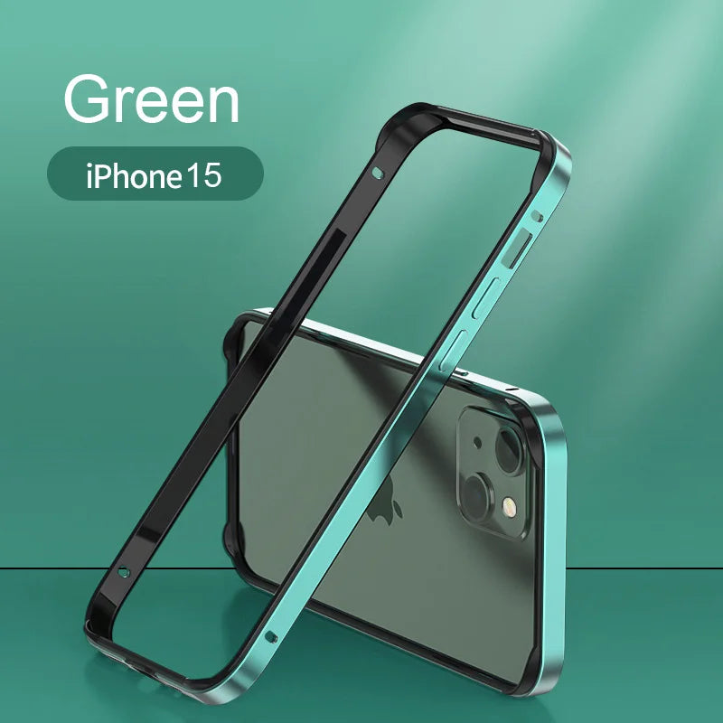 iPhone 17 Aluminum Bumper Case - Slim Military-Grade Metal Frame Tidesmit