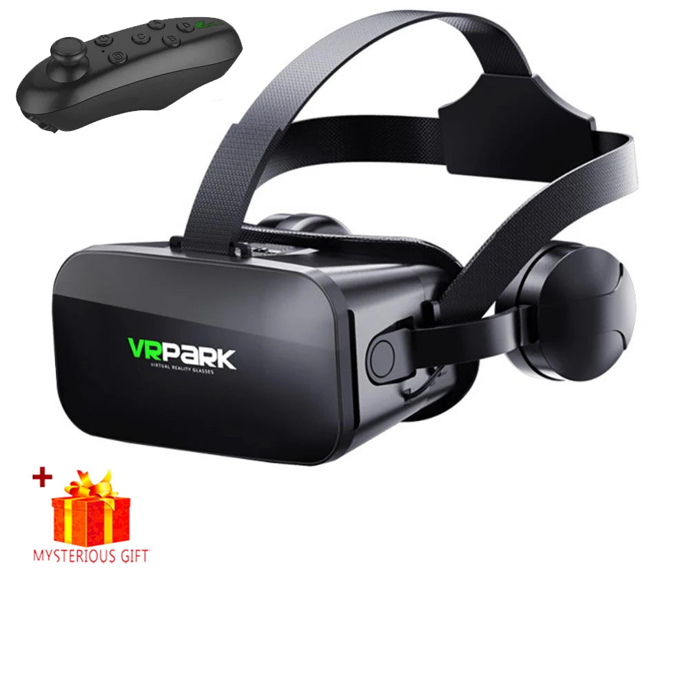 VR Headset for Smartphone – Adjustable 3D Goggles with Wireless Controller VR and Control A Tidesmit