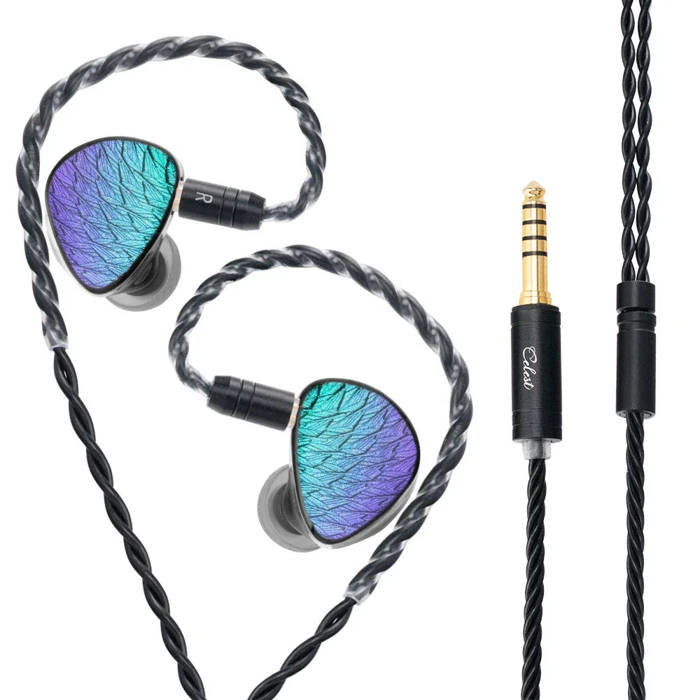 Celest Wyvern Wired In-Ear Monitors | 10mm LCP Driver | Tidesmit Moss 4.4mm China Mainland Tidesmit