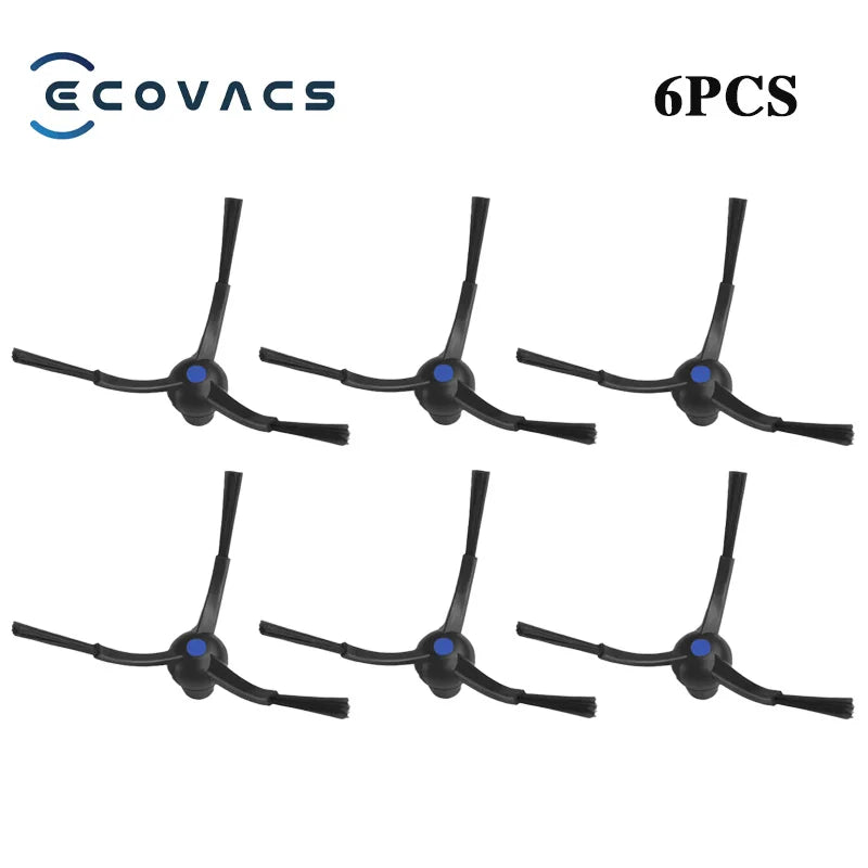 Tidesmit replacement parts set for Ecovacs X5 OMNI including dust bags, side brushes, filters, and mop pads.