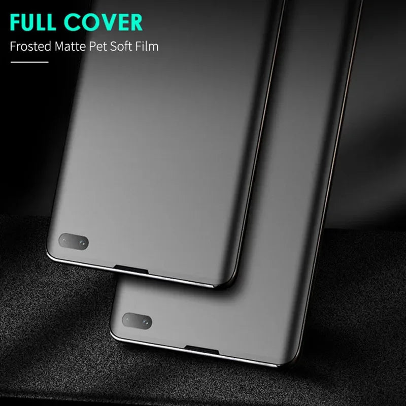 Matte Hydrogel Screen Protector for Samsung Galaxy - 4 Pack Bundle Tidesmit