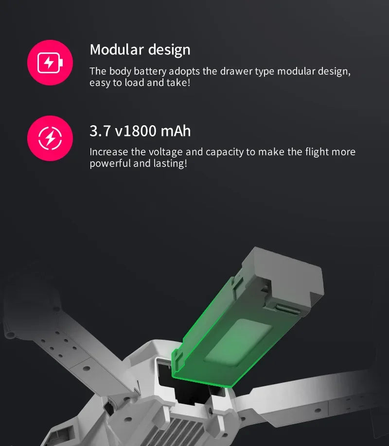 4K Foldable Camera Drone with Obstacle Avoidance | Tidesmit Tidesmit