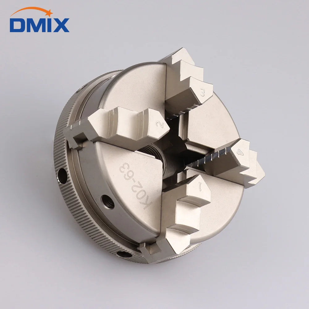 DMIX K01-50 K01-63 K02-50 K02-63 4 Jaw Self-Centering 3 Jaw Self-Centering Manual Scroll Mini Wood Lathe Chuck