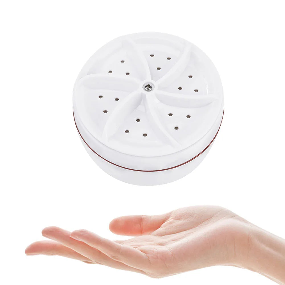 Tidesmit portable mini washing turbine for travel featuring quiet bubble rotation technology for laundry cleaning