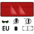 406pcs Leds Red Light Heating Larger Size Pad 660nm Waist Back Shoulder Muscle Pain Yoga mat Relief Relax Infrared Light 850nm