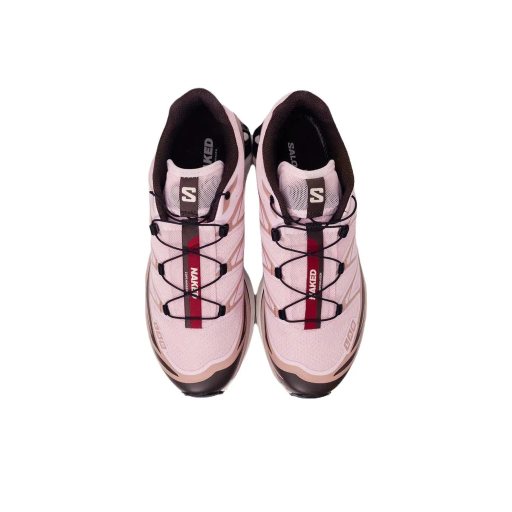 POIZON SALOMON x NAKED Copenhagen XT 6 Soft And Comfortable Mesh Low top Casual Trail Running Shoes Unisex Pink L47951000