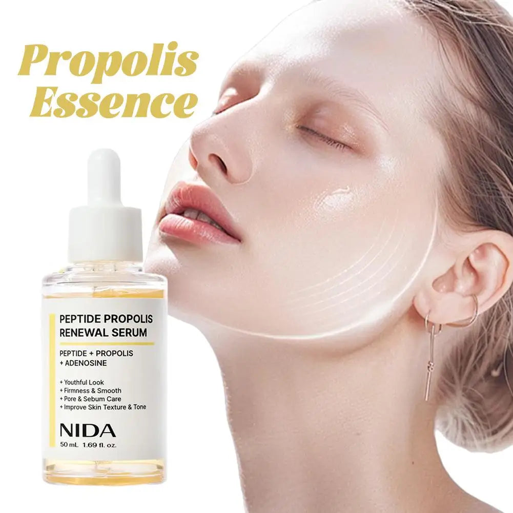 NIDA Propolis Peptide Facial Serum Nourishing Moisturizing Serum Face Original Skin Care Rejuvenation Firming&Smoothing Cream