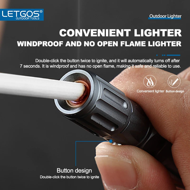 LETGOS Tungsten Steel Tactical Pen - Emergency Self Defense Multi Tool Survival Pen + Glass Breaker + EDC Tool Box Set for Men