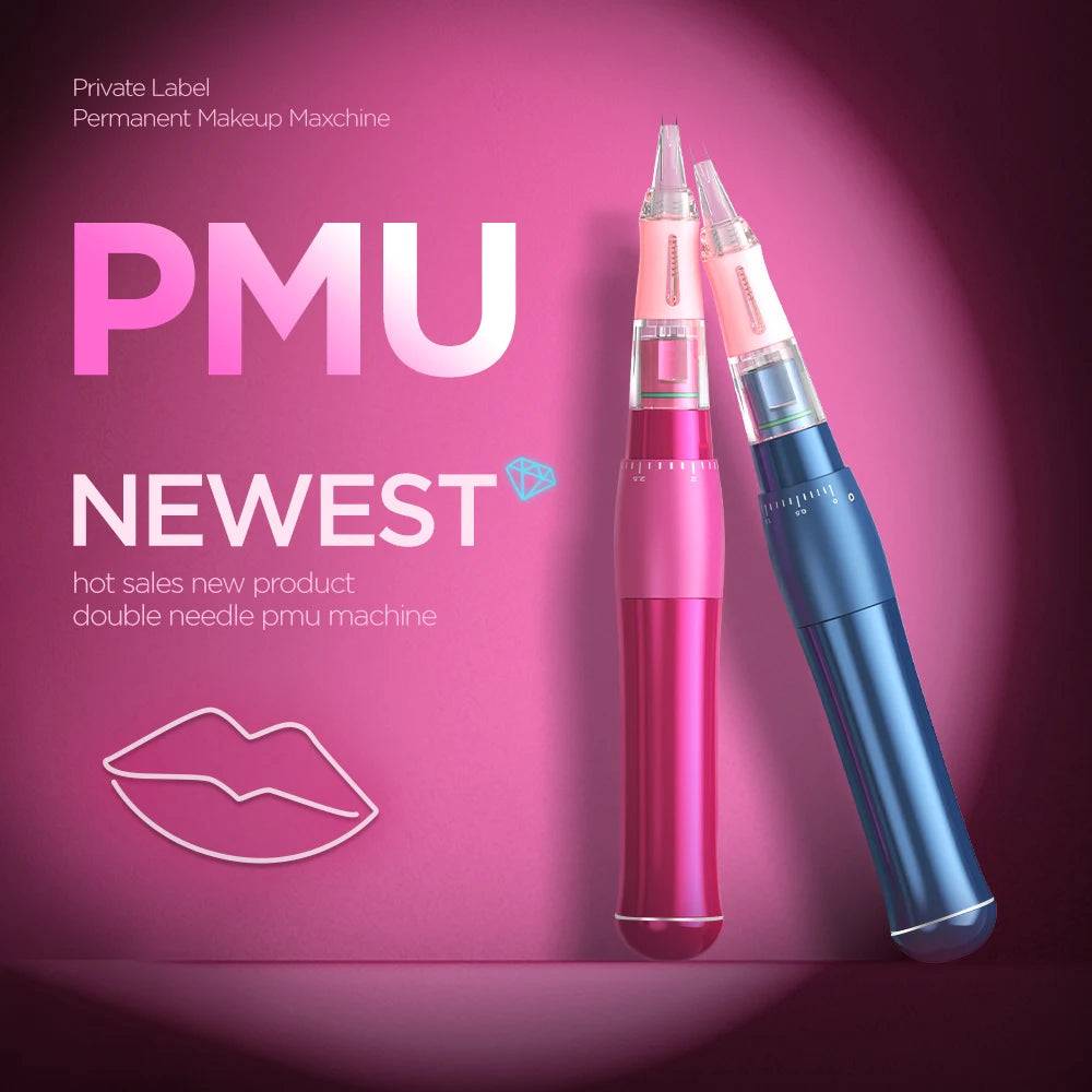 Permanent Makeup Machine for Microblading - Dual Needle Pen | Tidesmit Permanent Makeup Machines Tidesmit