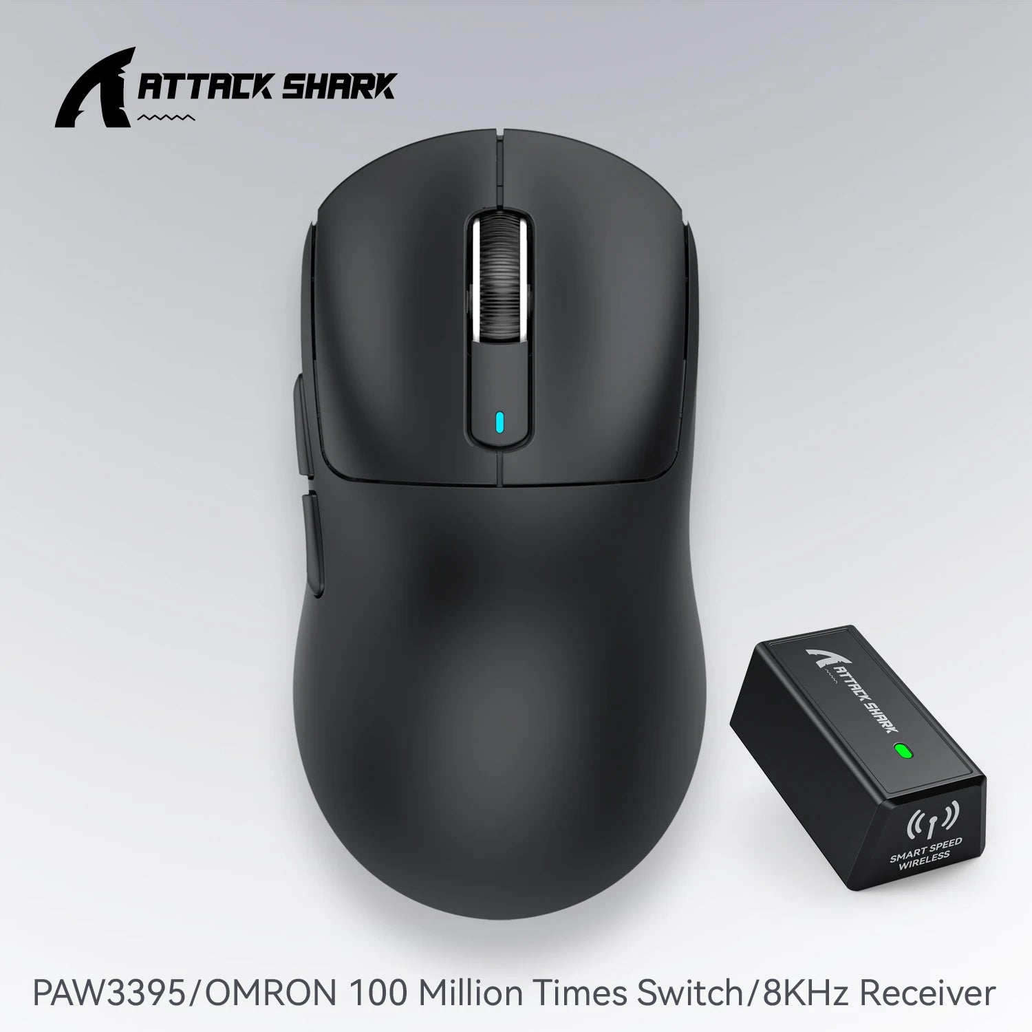 Attack Shark X3 X3Pro Wireless Tri-Mode Gaming Mouse 26K DPI PAW3395 Computer Gaming Peripherals CSGO Valorant Office Gift